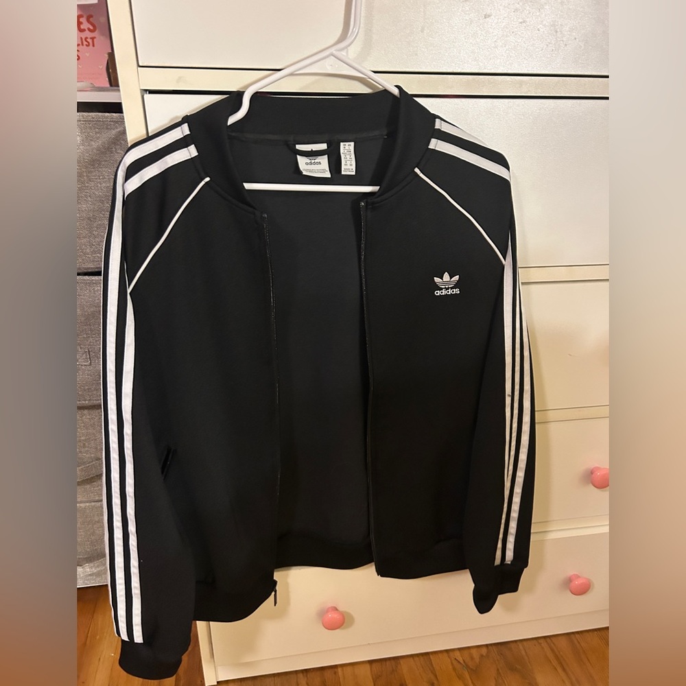 Women's Adidas Black Full-Zip Jacket